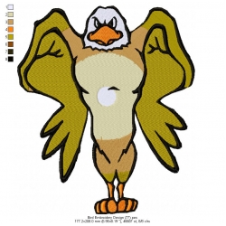 Bird Embroidery Design 77